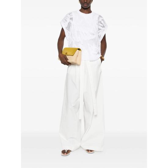 26SS 브루넬로 쿠치넬리 대즐링 워터 릴리 티셔츠 MDT771010 C159 WHITE - BRUNELLO CUCINELLI