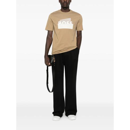 26SS 보스 반팔 티셔츠 50555799 252 NEUTRALS - BOSS