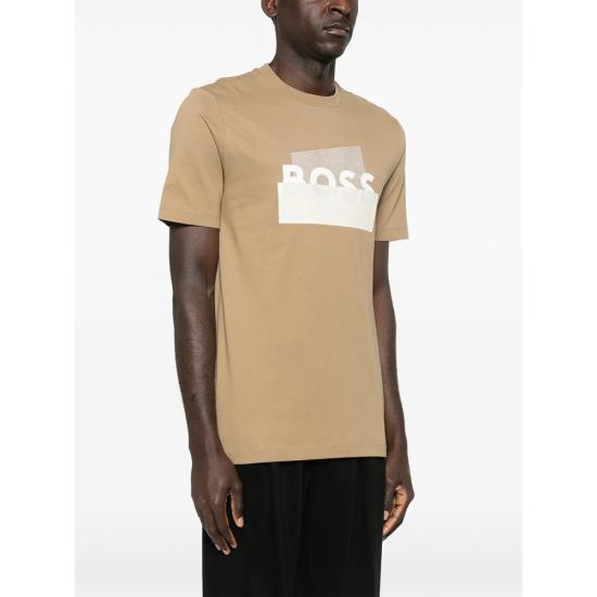 26SS 보스 반팔 티셔츠 50555799 252 NEUTRALS - BOSS