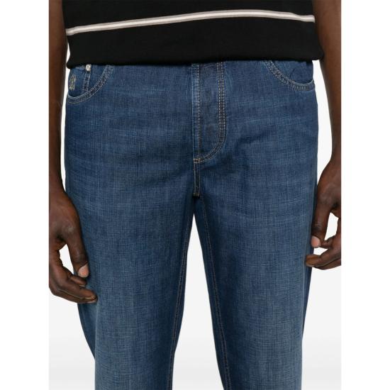 26SS 브루넬로 쿠치넬리 데님 팬츠 ME645D3210 C1468 BLUE - BRUNELLO CUCINELLI