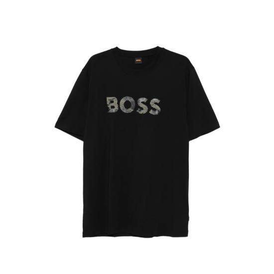26SS 보스 반팔 티셔츠 50556009 001 BLACK