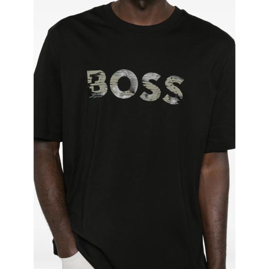 26SS 보스 반팔 티셔츠 50556009 001 BLACK - BOSS