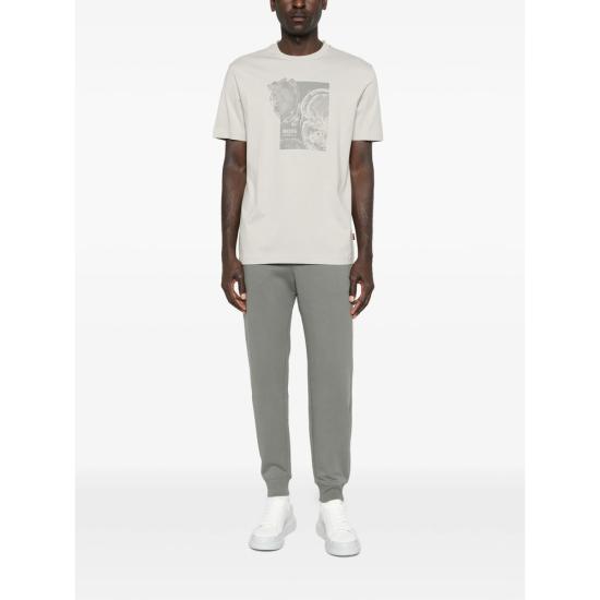 26SS 보스 반팔 티셔츠 50556007 070 NEUTRALS - BOSS