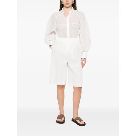 26SS 브루넬로 쿠치넬리 셔츠 MH750MO516 C100 WHITE - BRUNELLO CUCINELLI