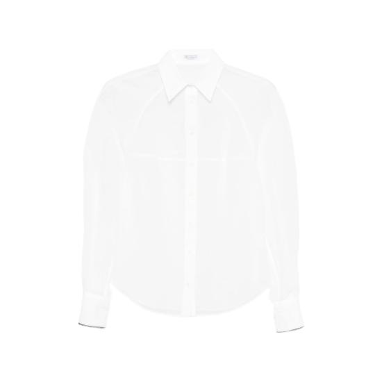 26SS 브루넬로 쿠치넬리 셔츠 MH750MO516 C100 WHITE