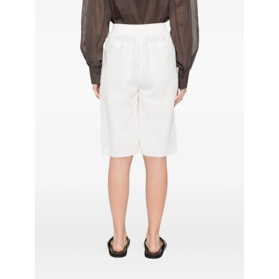 26SS 브루넬로 쿠치넬리 숏팬츠 M0F91SO699 C100 WHITE - BRUNELLO CUCINELLI