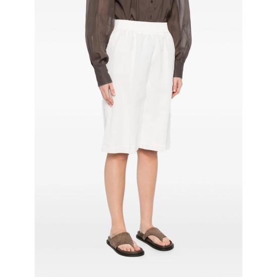 26SS 브루넬로 쿠치넬리 숏팬츠 M0F91SO699 C100 WHITE - BRUNELLO CUCINELLI