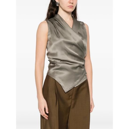 26SS 브루넬로 쿠치넬리 블라우스 MB179EG906 C9125 GREEN - BRUNELLO CUCINELLI