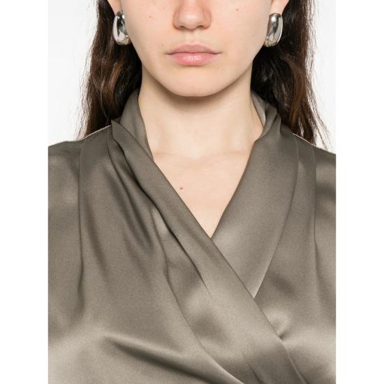 26SS 브루넬로 쿠치넬리 블라우스 MB179EG906 C9125 GREEN - BRUNELLO CUCINELLI