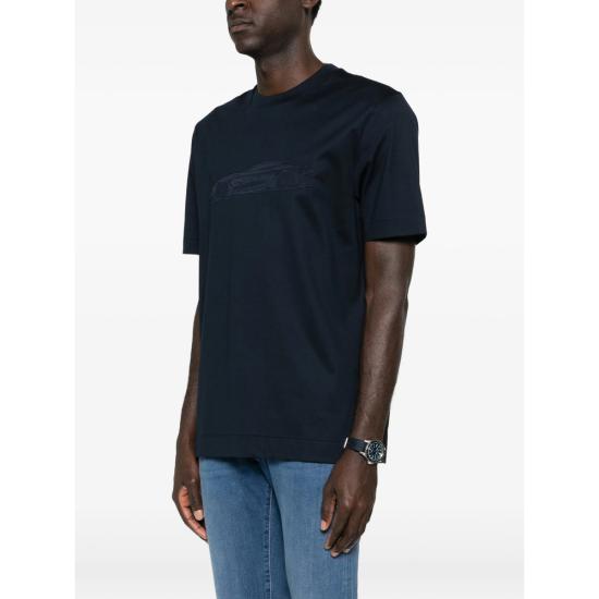 26SS 보스 반팔 티셔츠 50555828 404 BLUE - BOSS