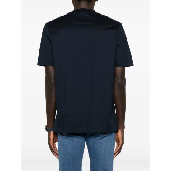 26SS 보스 반팔 티셔츠 50555828 404 BLUE - BOSS