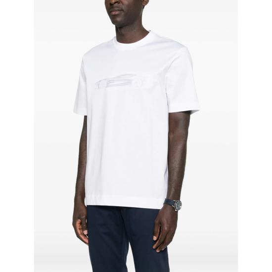 26SS 보스 반팔 티셔츠 50555828 100 WHITE - BOSS