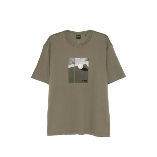 26SS 보스 반팔 티셔츠 50554365 257 GREEN