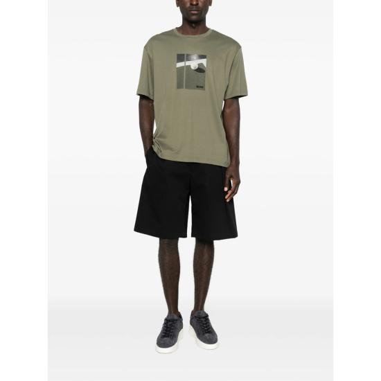 26SS 보스 반팔 티셔츠 50554365 257 GREEN - BOSS