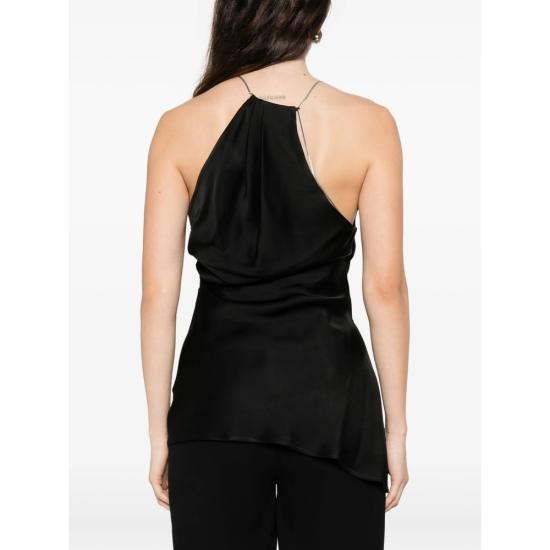 26SS 빅토리아 베컴 민소매 티셔츠 1126WTP007094A BLACK - VICTORIA BECKHAM