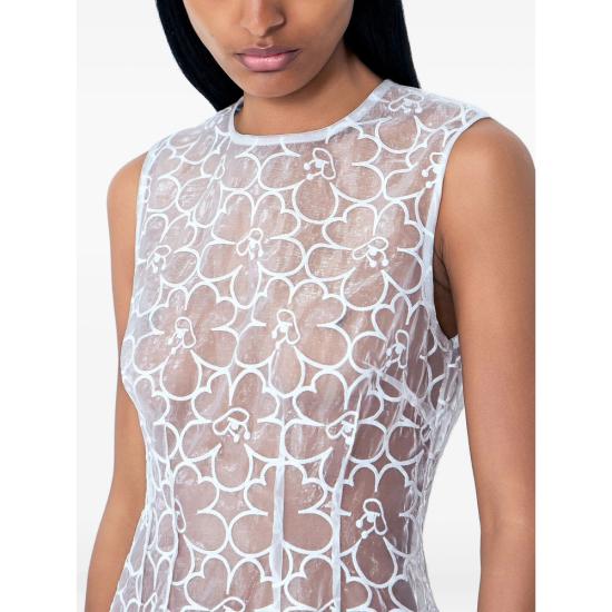 26SS 세실리아 반센 미디 원피스 RTW10026 CATE WHITE - CECILIE BAHNSEN