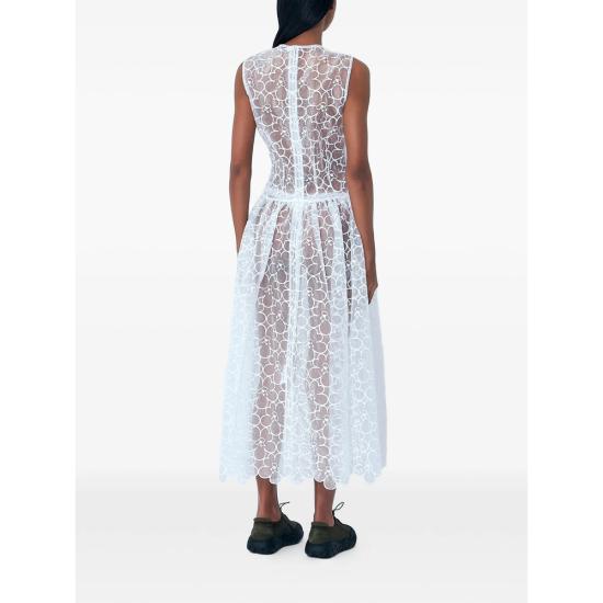 26SS 세실리아 반센 미디 원피스 RTW10026 CATE WHITE - CECILIE BAHNSEN