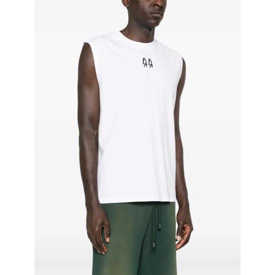 26SS 44레이블 민소매 티셔츠 B0030654 FA706 P764 WHITE - 44 LABEL