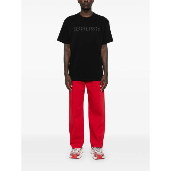 26SS 44레이블 반팔 티셔츠 B0030556 FA706 P761 BLACK - 44 LABEL