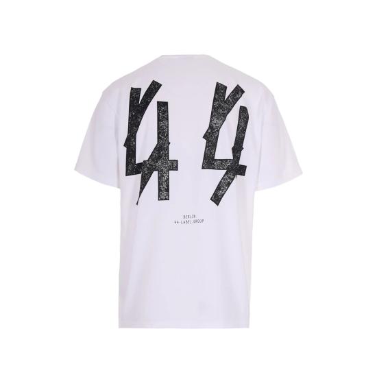 26SS 44레이블 반팔 티셔츠 B0030556 FA706 P760 WHITE - 44 LABEL