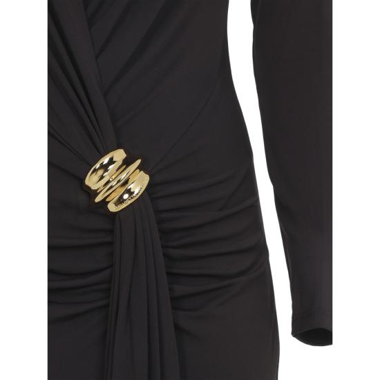 26SS 엘리자베타프랜치 롱 원피스 ABR1461E2 EV9 BROWN - ELISABETTA FRANCHI