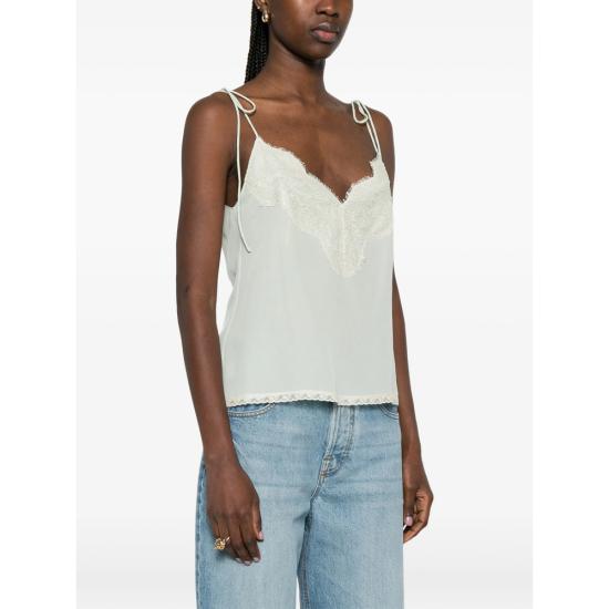 26SS 발렌티노 가라바니 블라우스 8B3AEBG221B A3C GREEN WHITE - VALENTINO GARAVANI