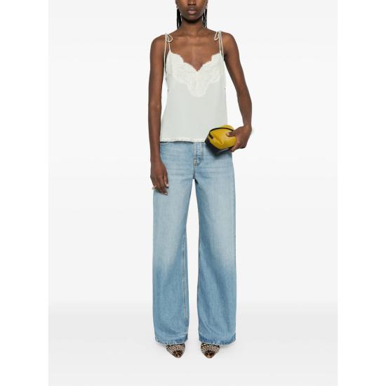 26SS 발렌티노 가라바니 블라우스 8B3AEBG221B A3C GREEN WHITE - VALENTINO GARAVANI