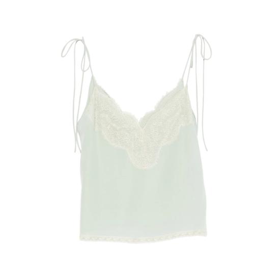 26SS 발렌티노 가라바니 블라우스 8B3AEBG221B A3C GREEN WHITE