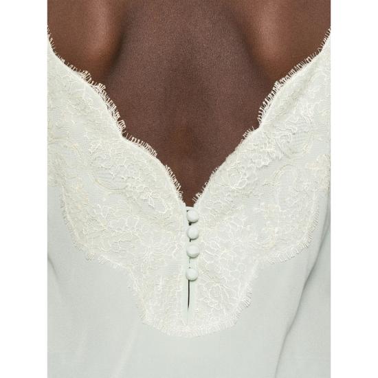 26SS 발렌티노 가라바니 블라우스 8B3AEBG221B A3C GREEN WHITE - VALENTINO GARAVANI