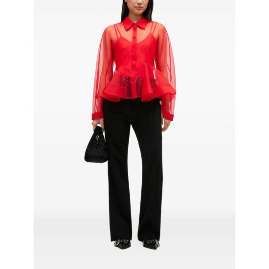 26SS 가니 셔츠 A1040098 05P RED - GANNI