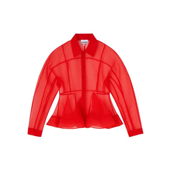 26SS 가니 셔츠 A1040098 05P RED