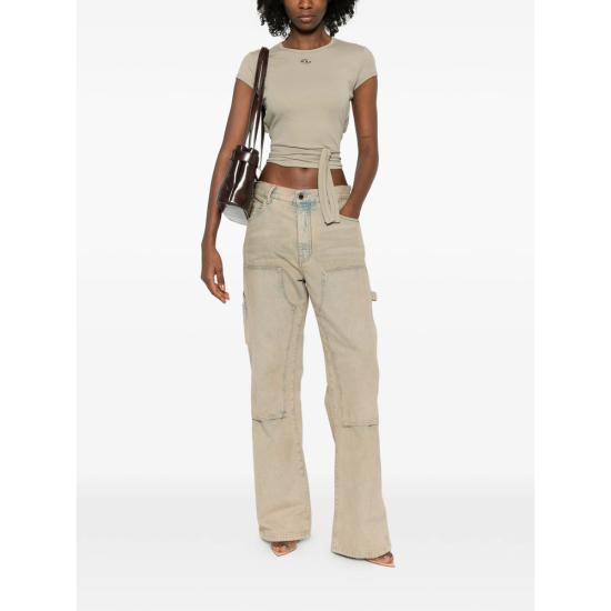 26SS 디젤 반팔 티셔츠 0EJAI A21197 5GD NEUTRALS - DIESEL