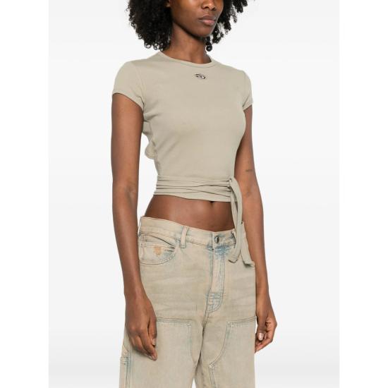 26SS 디젤 반팔 티셔츠 0EJAI A21197 5GD NEUTRALS - DIESEL