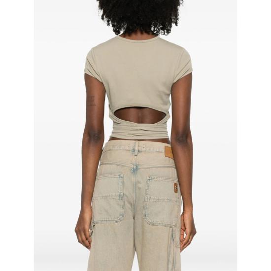 26SS 디젤 반팔 티셔츠 0EJAI A21197 5GD NEUTRALS - DIESEL