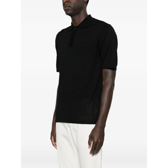 26SS 삼소앤삼소 폴로 티셔츠 15477 SAROWAN BLACK - SAMSOE SAMSOE