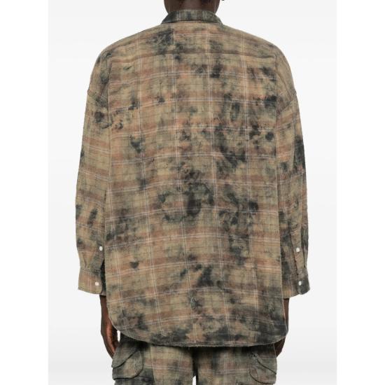 26SS 알13 긴팔 셔츠 R13WR015 R656B BORAN BROWN BLACK - R13