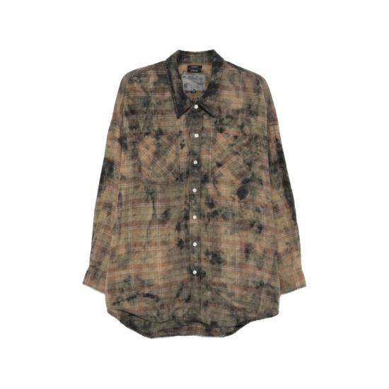 26SS 알13 긴팔 셔츠 R13WR015 R656B BORAN BROWN BLACK