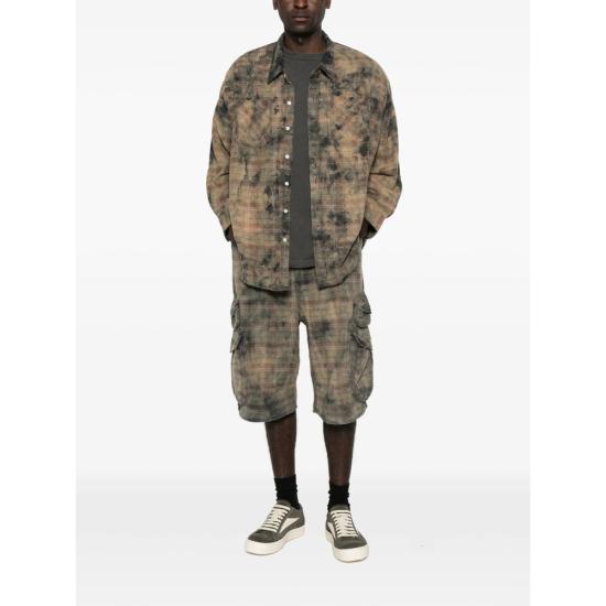 26SS 알13 숏팬츠 R13MR552 R656B BORAN GREEN BROWN - R13