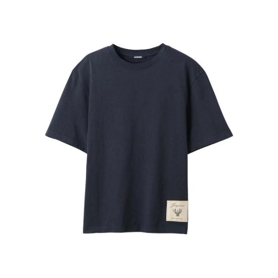 26SS 자크뮈스 반팔 티셔츠 TSM00624 AJ00045 3EO BLUE - JACQUEMUS