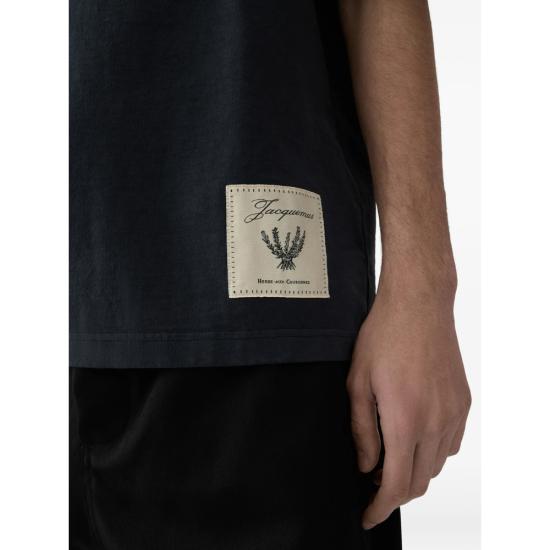 26SS 자크뮈스 반팔 티셔츠 TSM00624 AJ00045 3EO BLUE - JACQUEMUS