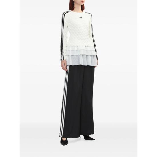 26SS 아디다스 스트레이트 팬츠 KS1431 BLACK WHITE - ADIDAS