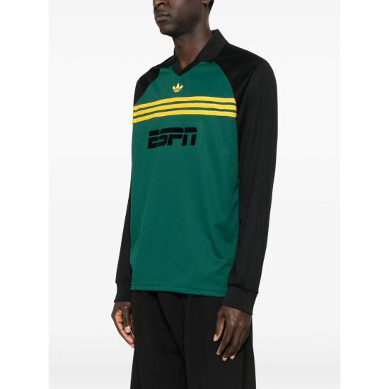 26SS 아디다스 긴팔 티셔츠 KE3315 GREEN BLACK - ADIDAS