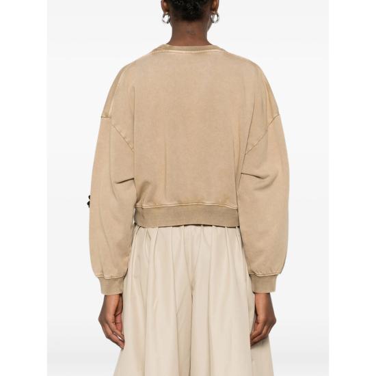 26SS 핑코 긴팔 티셔츠 106302 A34L C88 NEUTRALS - PINKO