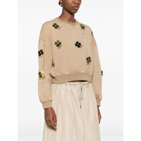 26SS 핑코 긴팔 티셔츠 106302 A34L C88 NEUTRALS - PINKO