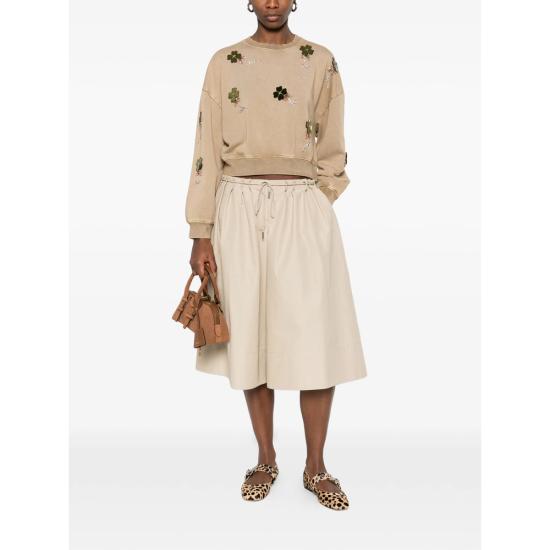 26SS 핑코 긴팔 티셔츠 106302 A34L C88 NEUTRALS - PINKO