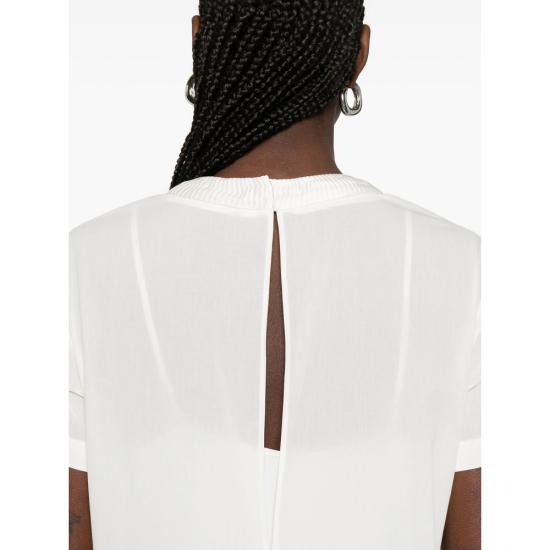 26SS 사카이 숏 원피스 26 08324 151 WHITE - SACAI