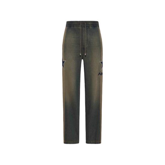 26SS 아미리 데님 팬츠 AMBMJE1037 WORSL BLUE BROWN