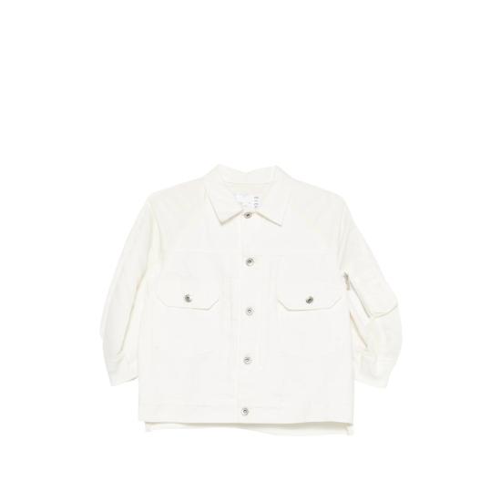 26SS 사카이 데님 자켓 26 08312 151 WHITE