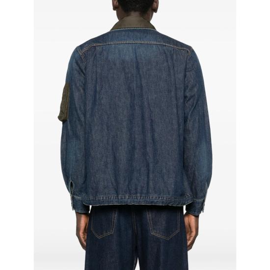 26SS 사카이 데님 자켓 26 03928M 401 BLUE BROWN - SACAI