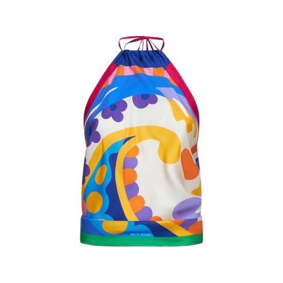 26SS 에트로 블라우스 AKE73 WRJA0147 S9820 WHITE BLUE